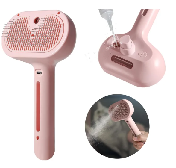 Cepillo para tus Mascotas con Spray