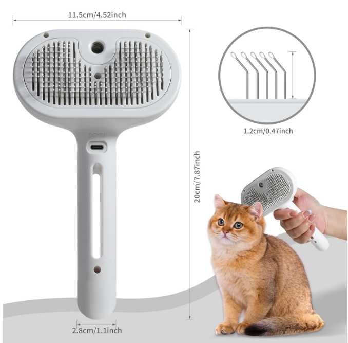 Cepillo para tus Mascotas con Spray
